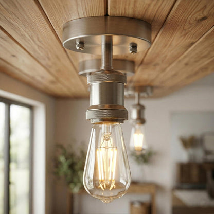 2 Pack Vintage Fully Earth Ceiling Light Flush Mount E27 Lamp~4083