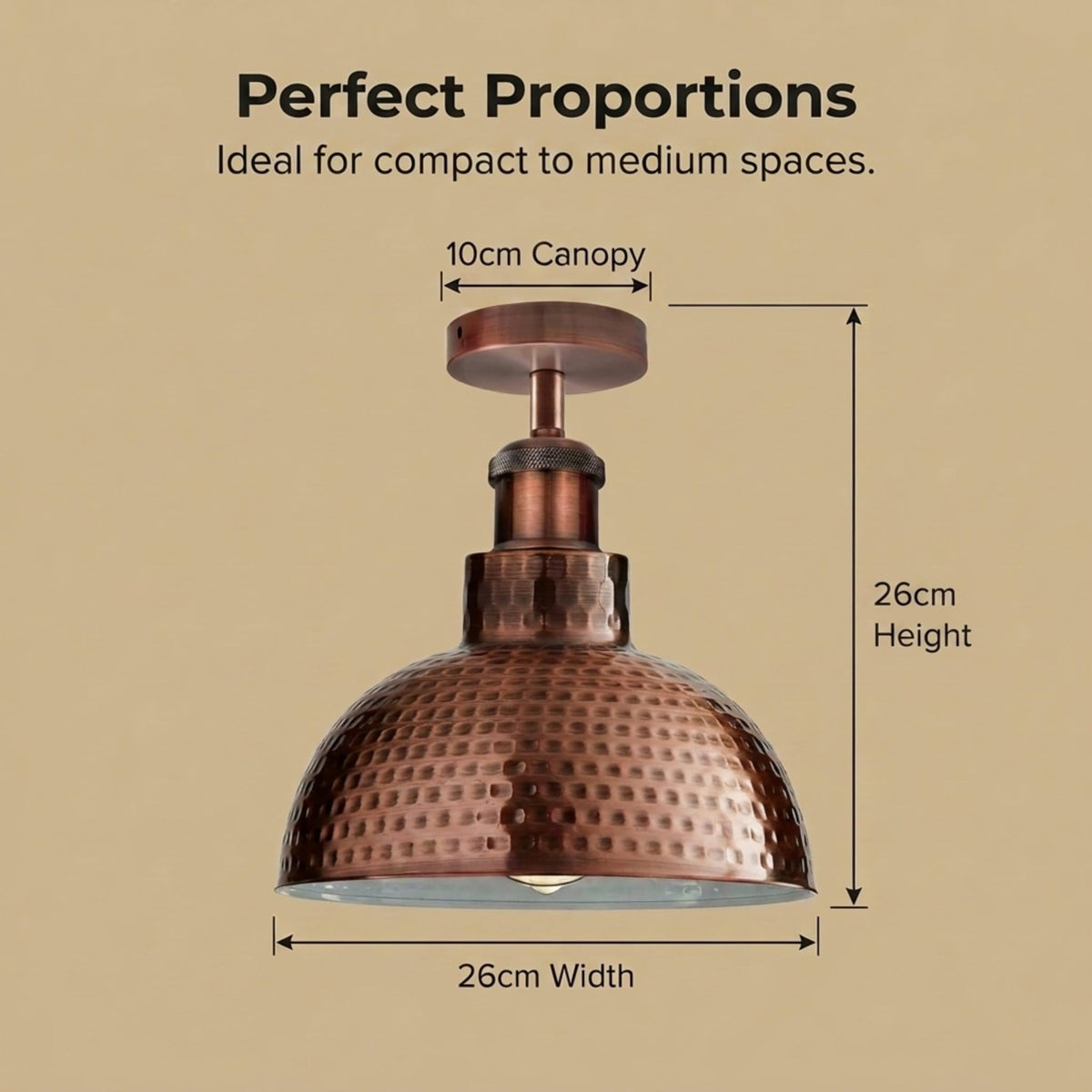 Industrial Modern Semi Flush Mount Ceiling Light~4064