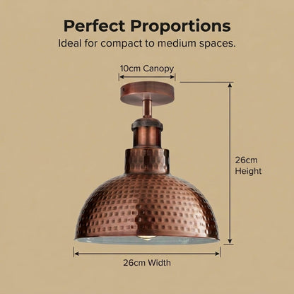 Industrial Modern Semi Flush Mount Ceiling Light~4064