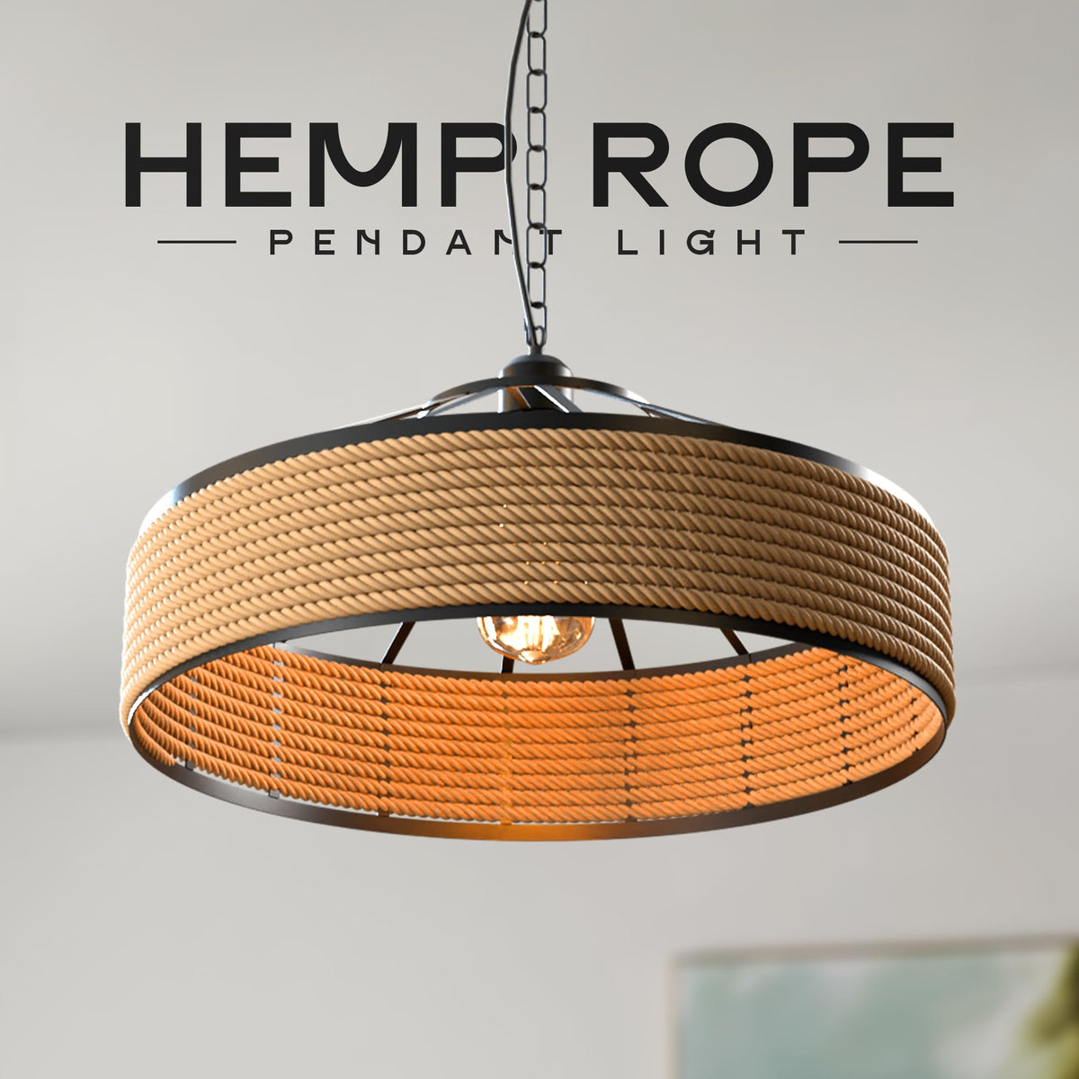 rustic ceiling light