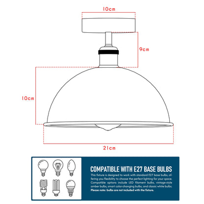 Vintage Ceiling Light Metal shade Pendant Lighting~4075