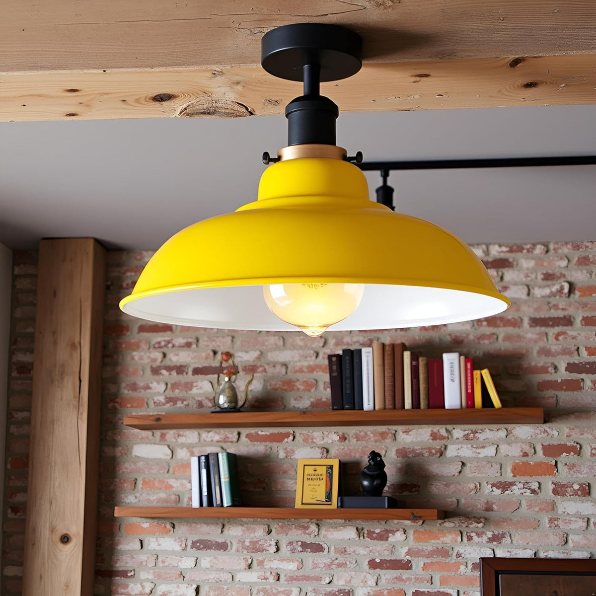 Flush Mount Ceiling Light Metal 32cm Light Shade~4125