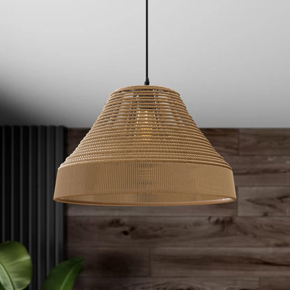 Rustic Hemp Rope Pendant Light Fitting 2PCS ~4043