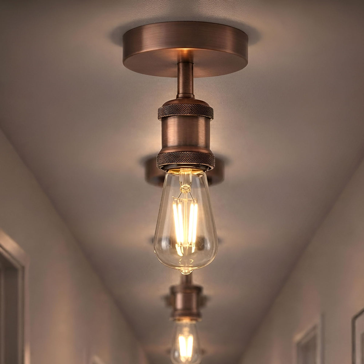 retro flush ceiling lamp table