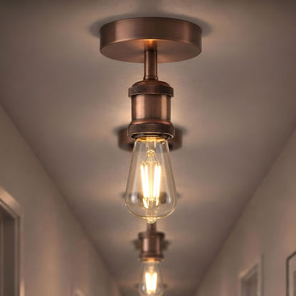 retro flush ceiling lamp table