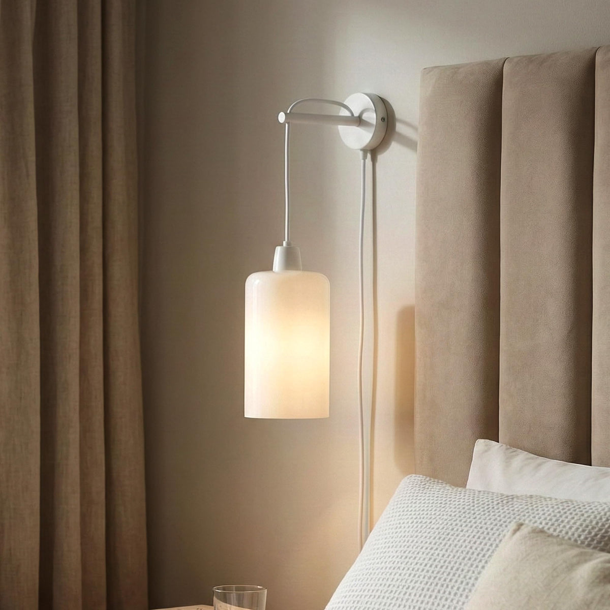 2Pack Glass Lamp Shade E27 Easy Fit Ceiling Pendant~4111