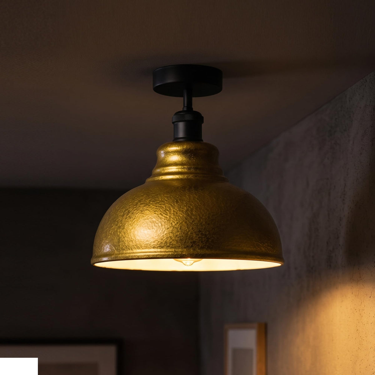 vintage semi flush mount ceili