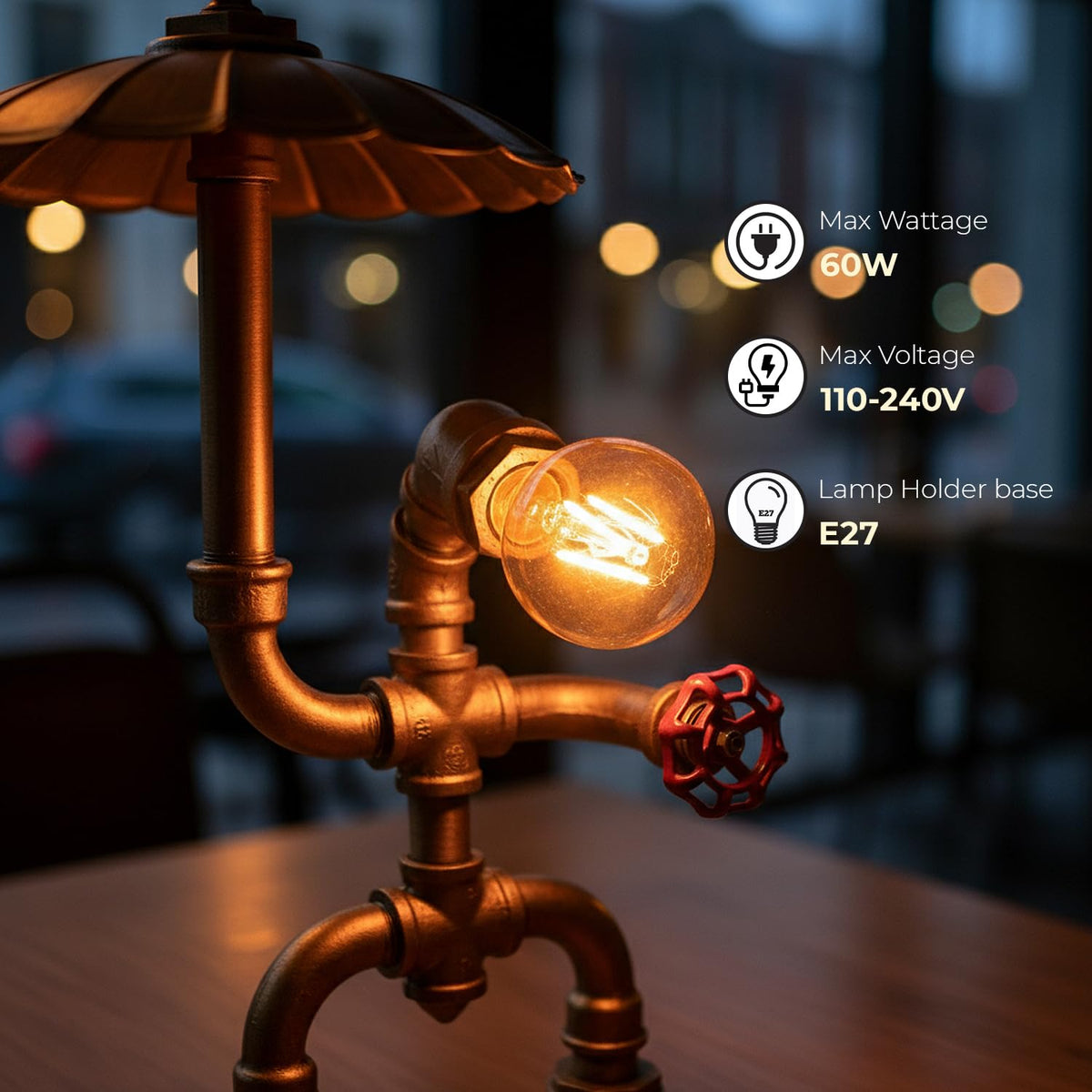 decorative bedroom lamp retro