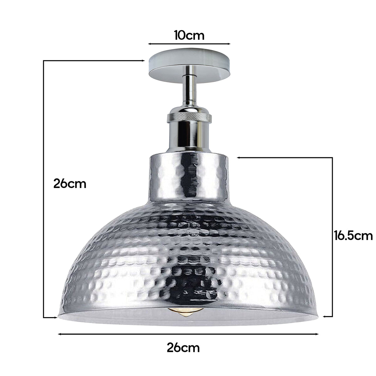 Industrial Modern Semi Flush Mount Ceiling Light~4064