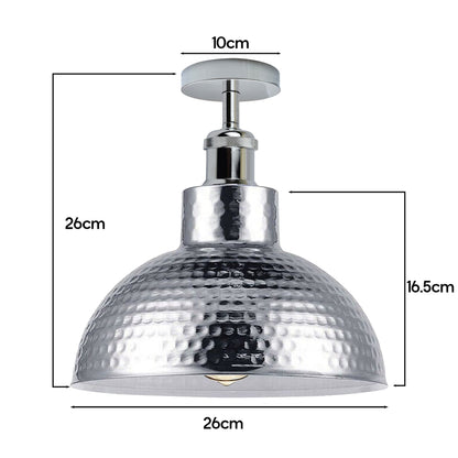 Industrial Modern Semi Flush Mount Ceiling Light~4064