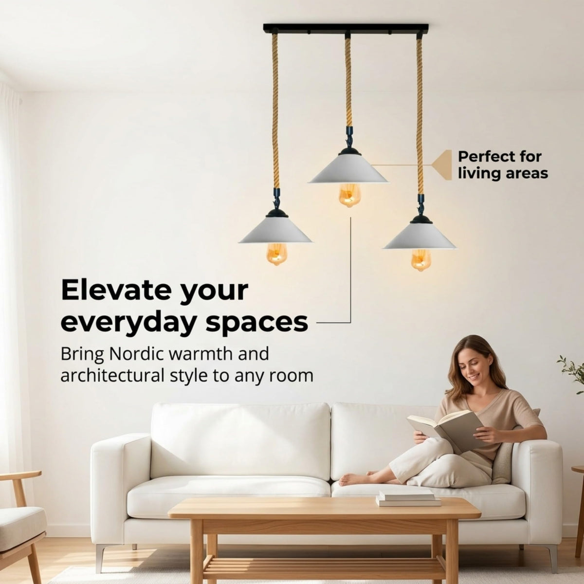 3 Way Pendant Light~4060