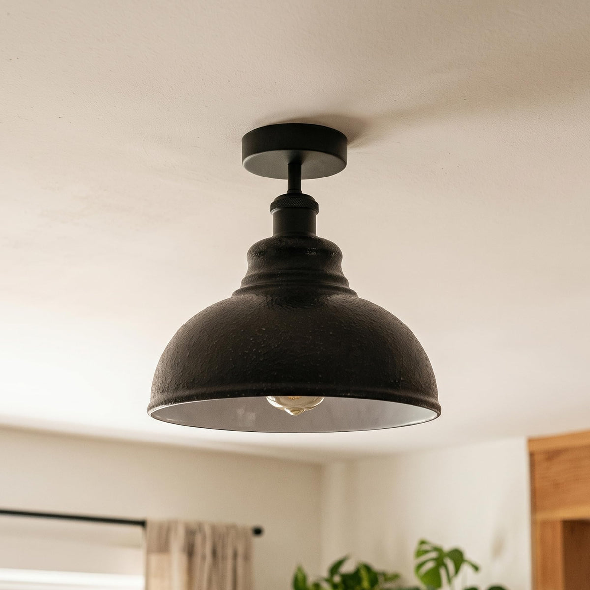 semi flush mount ceiling light