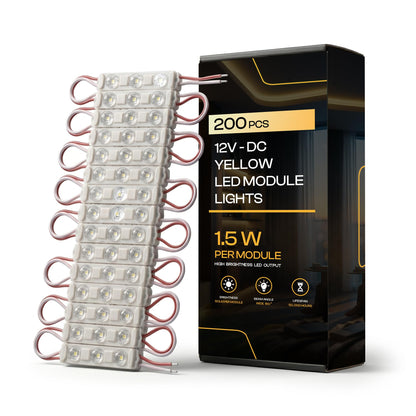 200pcs Injection LED Module for Signs 1.5W DC12V~4105