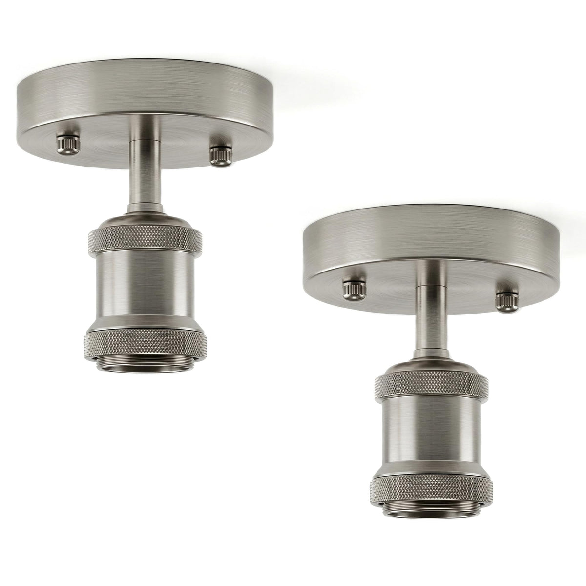 2 Pack Vintage Fully Earth Ceiling Light Flush Mount E27 Lamp~4083