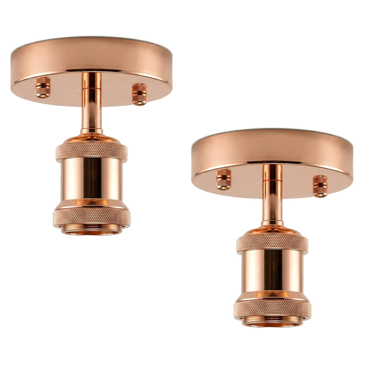 2 Pack Vintage Fully Earth Ceiling Light Flush Mount E27 Lamp~4083