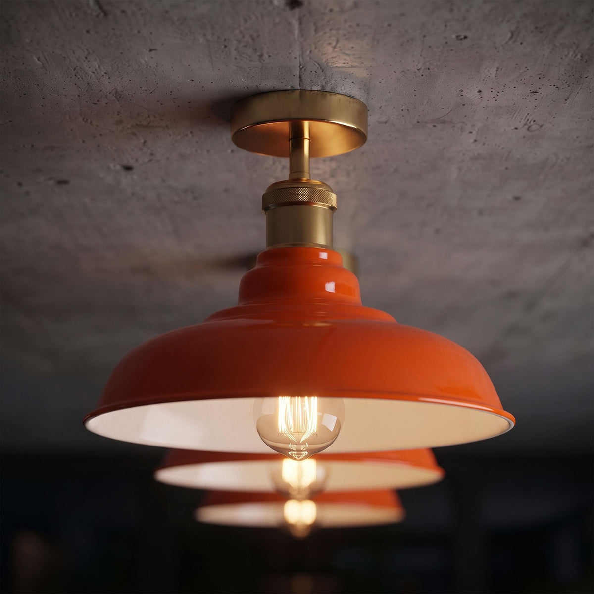 industrial cage light semi flu