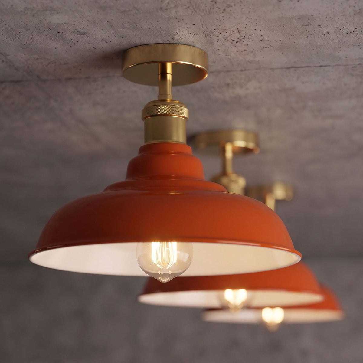 industrial cage light semi flu
