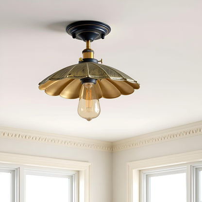 Industrial Semi Flush Mount E27 Ceiling mount Fitting~4039