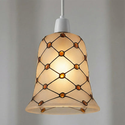 modern glass lamp shade ribbed