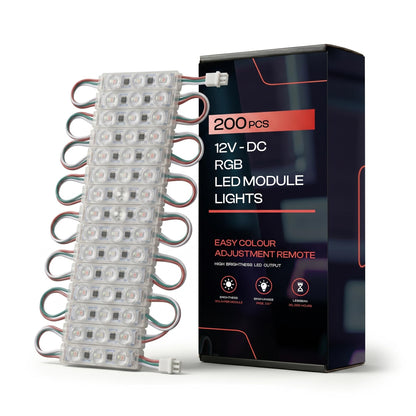 200pcs Injection LED Module for Signs 1.5W DC12V~4105