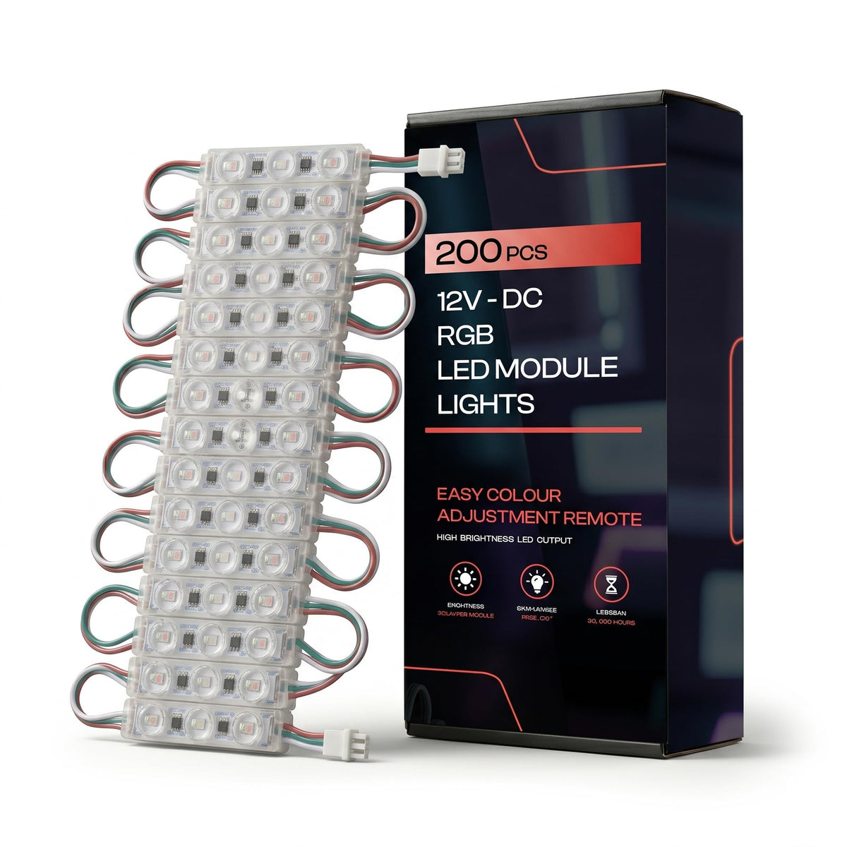 100pcs Injection LED Module for Signs 1.5W DC12V~4104