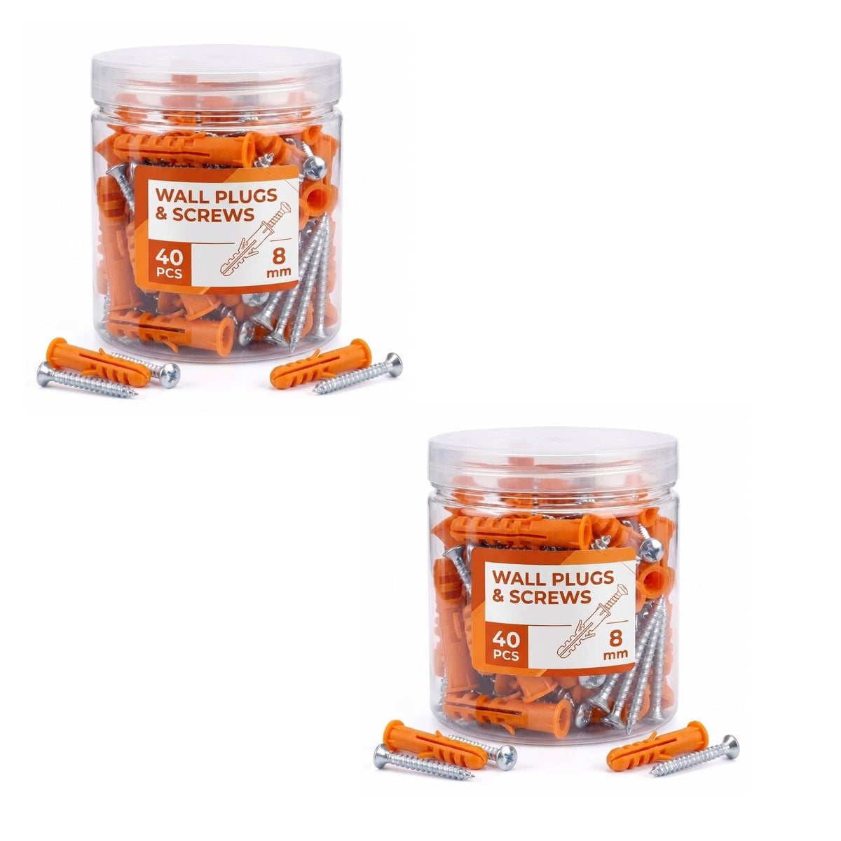 Wall Plugs and Screws Set Wall Anchors~4051