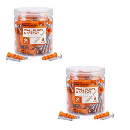 Wall Plugs and Screws Set Wall Anchors~4051