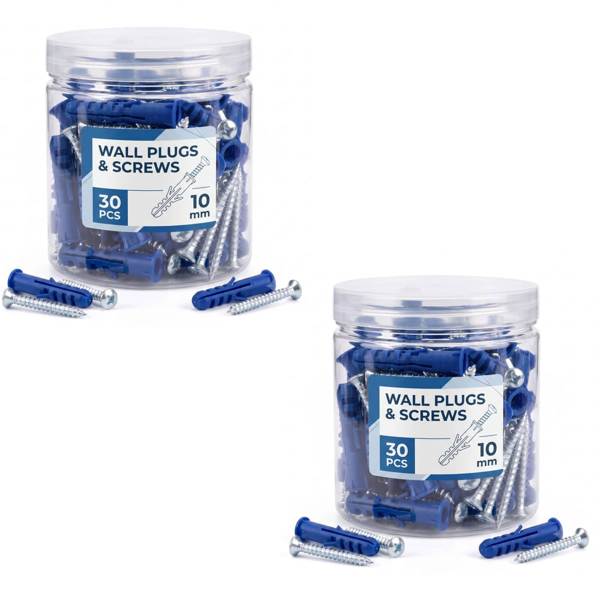 Wall Plugs and Screws Set Wall Anchors~4051