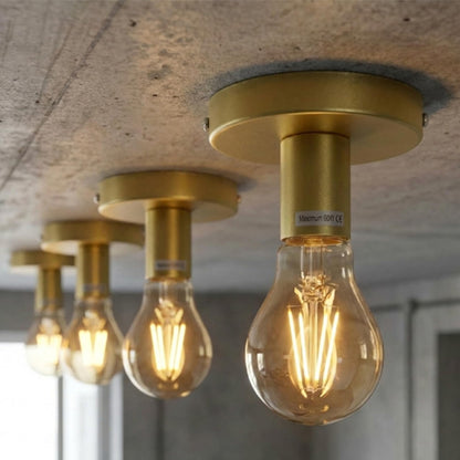 semi ceiling retro lamp room