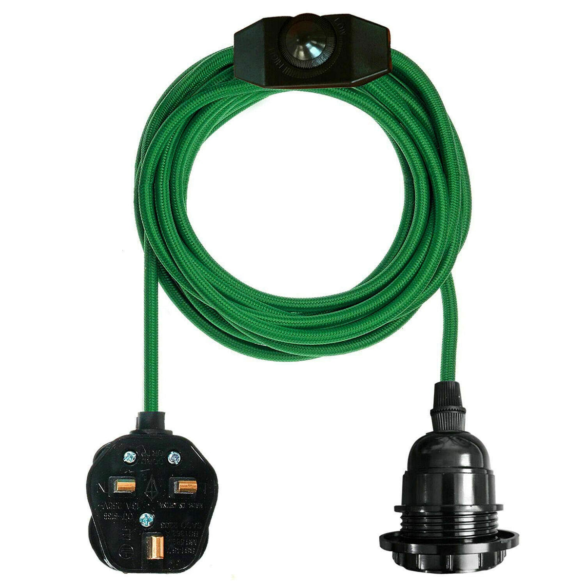 Industrial hanging 4m Plug in Pendant Light Fit~4065