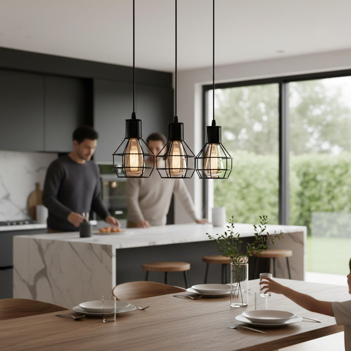 chrome chandelier for living