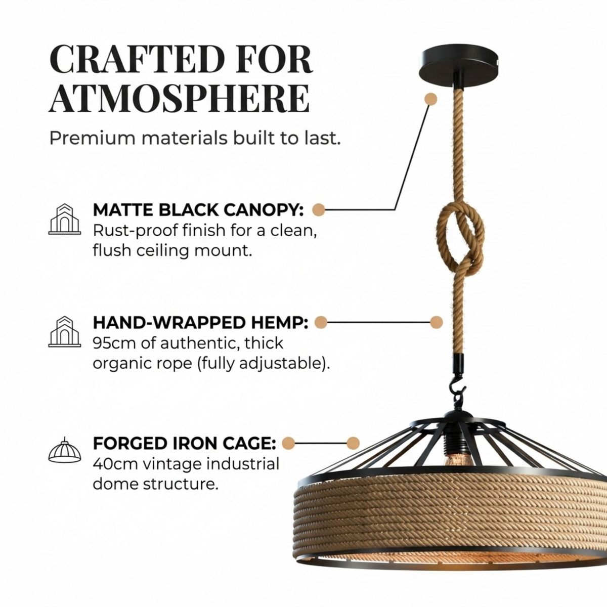 industrial hemp rope ceiling l