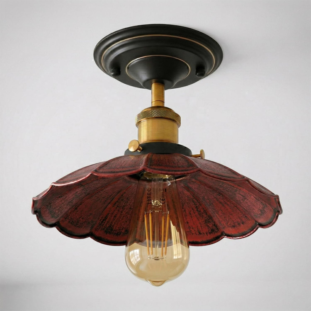 Industrial Semi Flush Mount E27 Ceiling mount Fitting~4039