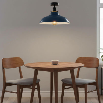 Flush Mount Ceiling Light Metal 32cm Light Shade~4125