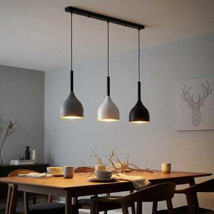 3 Way Pendant Light Triangle Metal Wire Cage~4059
