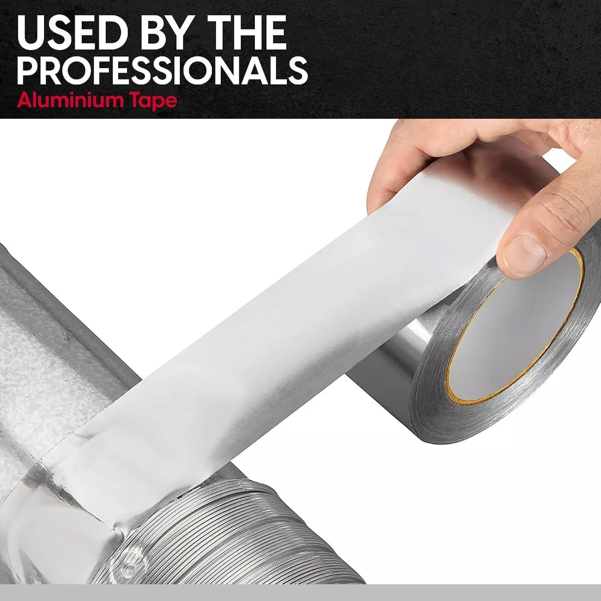 Aluminium Foil Insulation 75mm x 45m Silver Tape ~4072