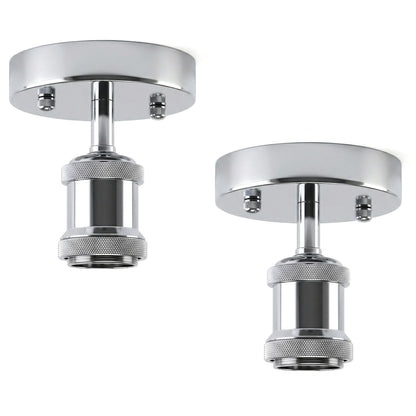 2 Pack Vintage Fully Earth Ceiling Light Flush Mount E27 Lamp~4083