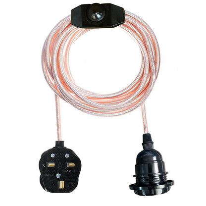 Plug in Pendant Light E27 2m Dimmer Switch Cable~4142