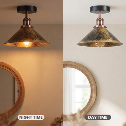 raffia shade ceiling light