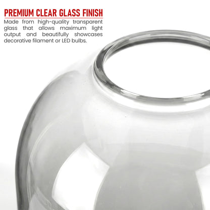 2Pack Glass Lamp Shade E27 Easy Fit Ceiling Pendant~4111