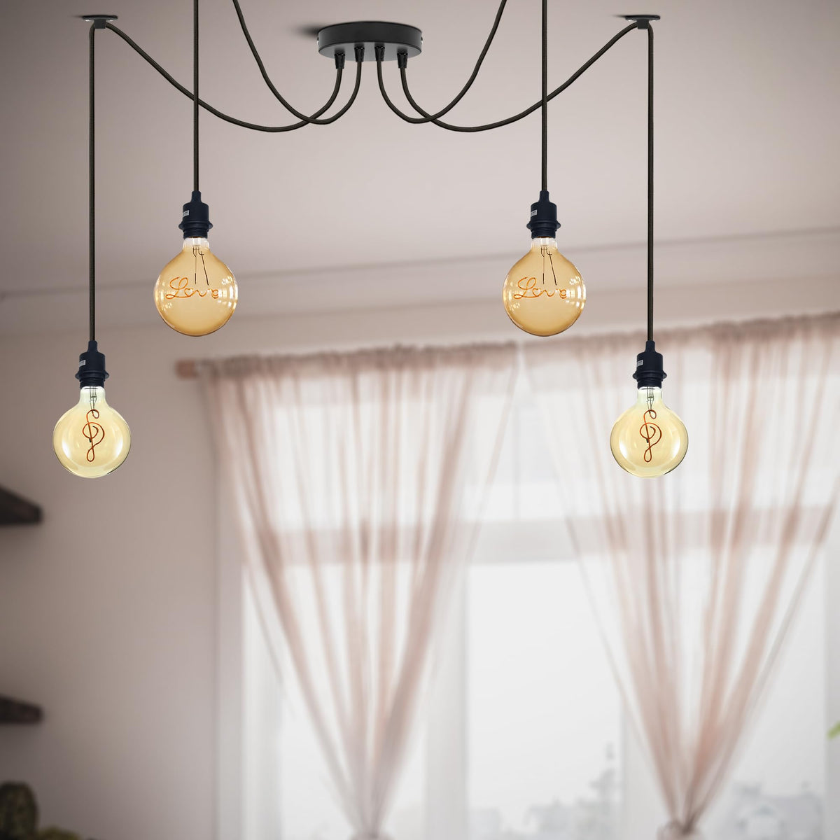 Spider Pendant Chandelier DIY Ceiling Light~4107