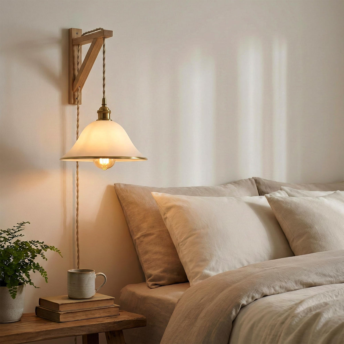 pendant glass lampshade lamp