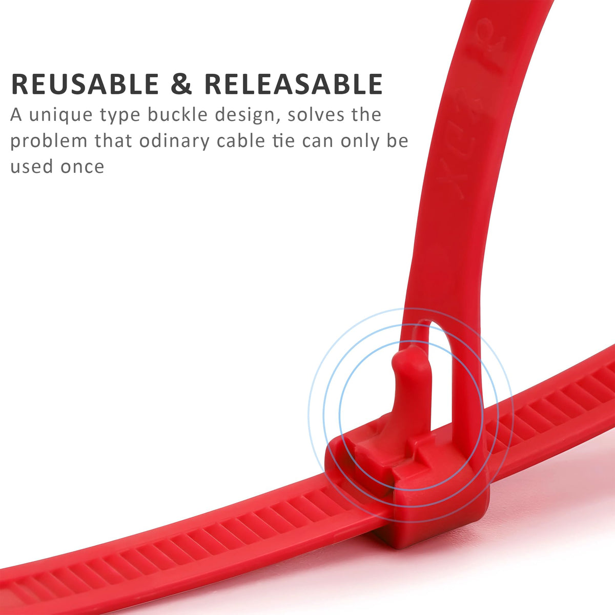 clear nylon zip ties large