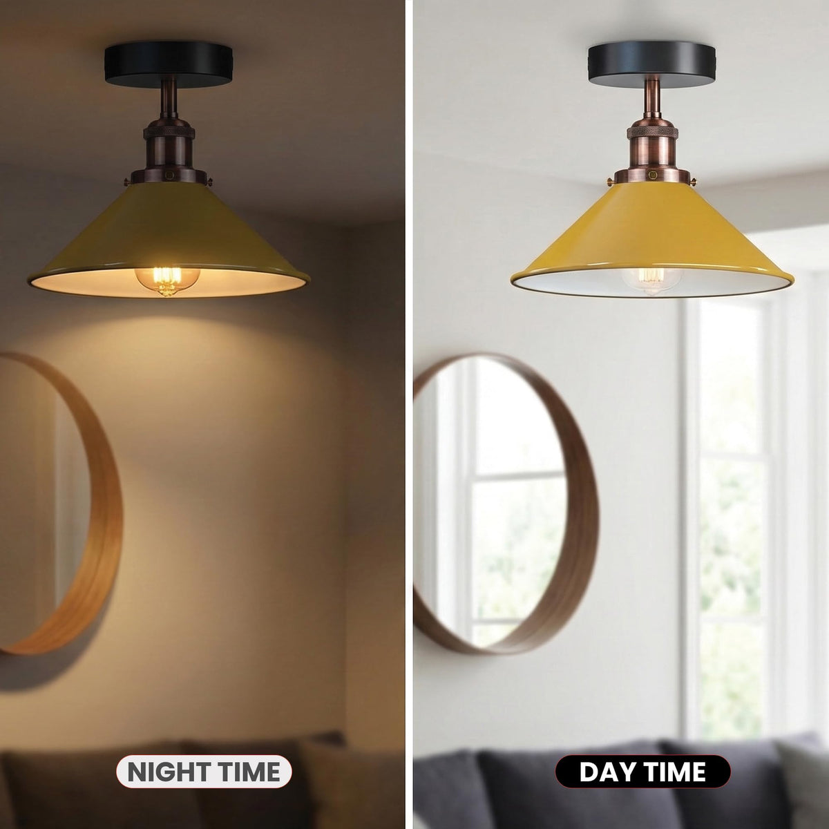 raffia shade ceiling light