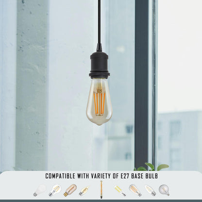 E27 Pendant Light 95cm Adjustable Cable ~ 4045