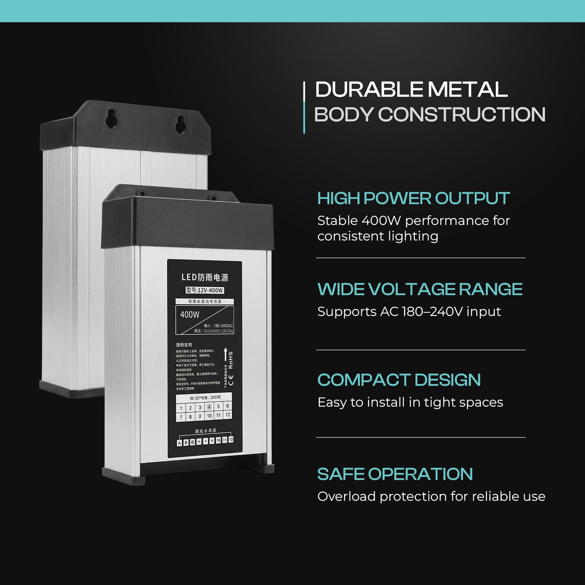 12v 60w led transformer driver
