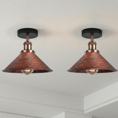 chrome ceiling rose lamp shade