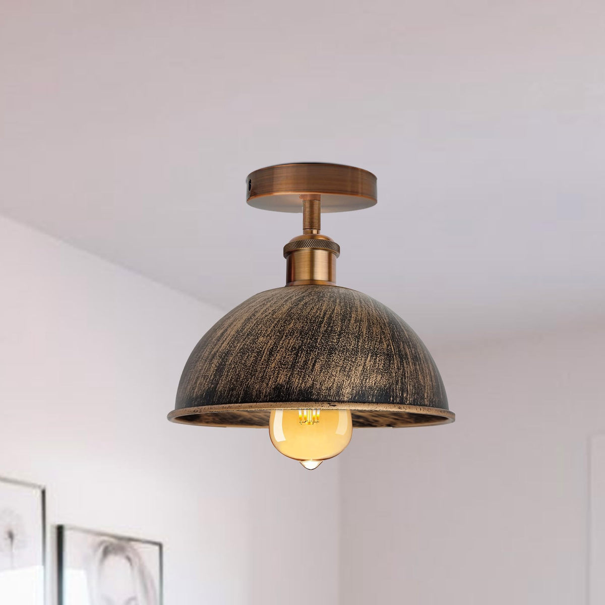 Vintage Ceiling Light Metal shade Pendant Lighting~4075