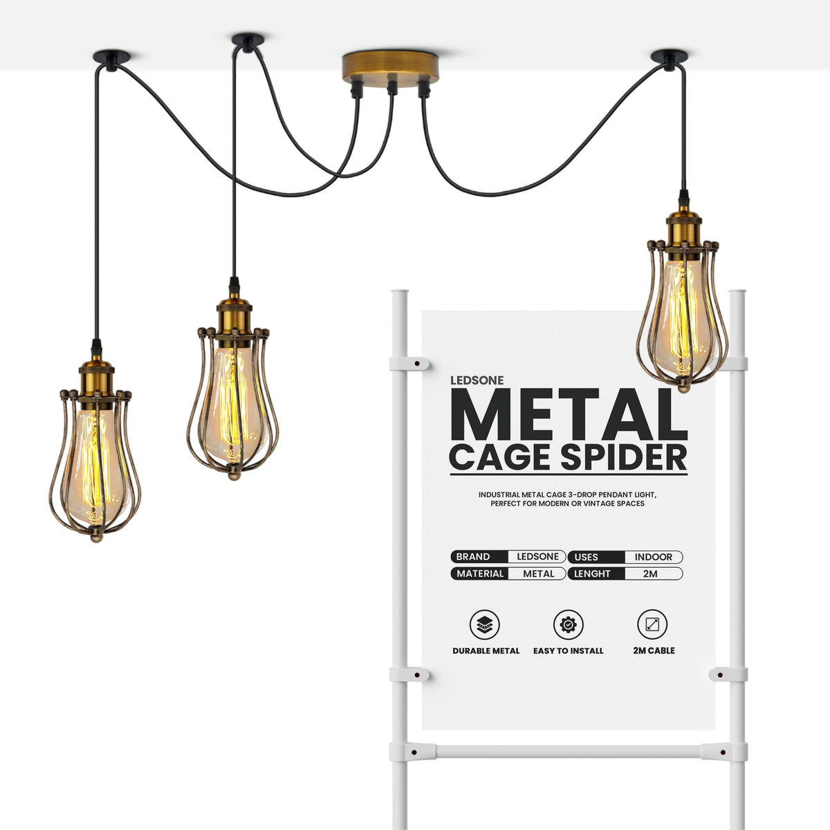 kitchen bar spider lamp light