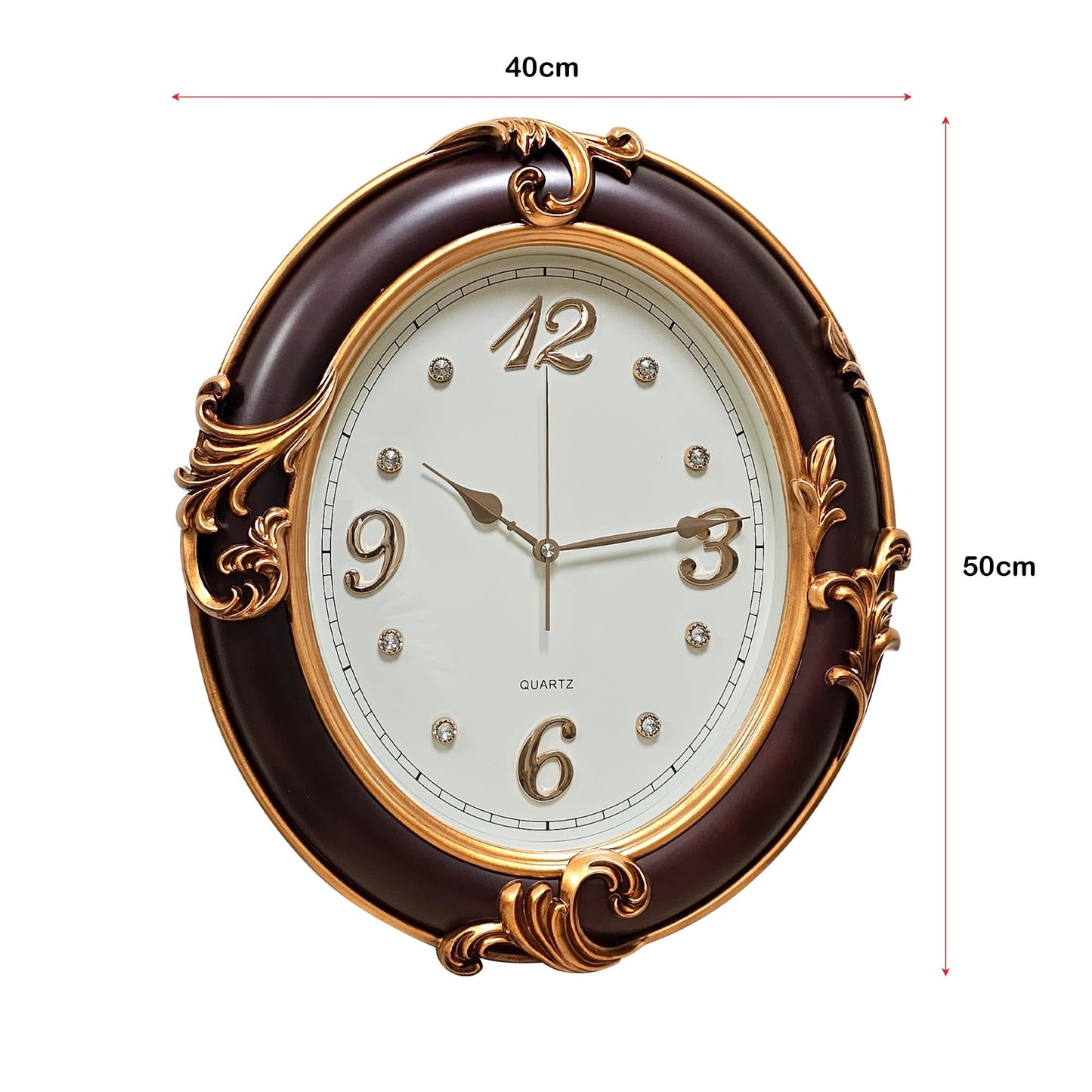 Oval Shape Antique Vintage Wall Clocks~3450